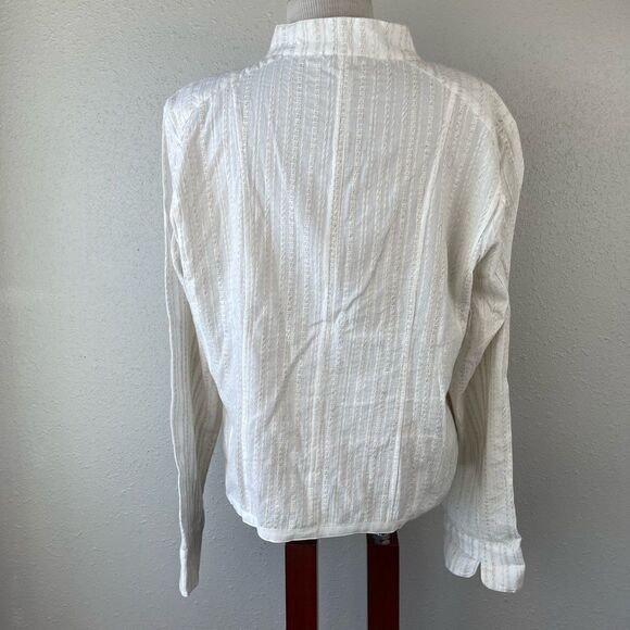 Christopher & Banks Linen Blend Button Down Shirt Size XL EUC - Picture 5 of 7
